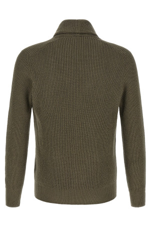 Malfilé cotton cardigan Green