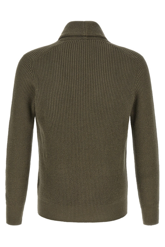 Malfilé cotton cardigan Green