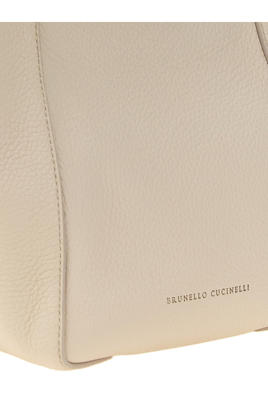 'Sartorial Bucket' small handbag Beige