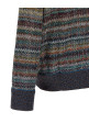 Lamé yarn polo shirt Multicolor