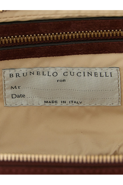Зачарована замша кольору «Бордо» BRUNELLO CUCINELLI MWSFBU334C9917