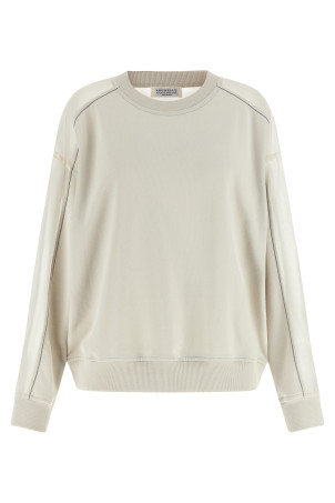 Organza and 'Monile' sweatshirt White