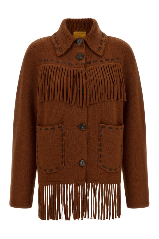 Куртка «Western Fringe», коричневая W48019JMBURNTSIENNA