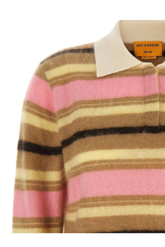 'Grizzly Cropped Rugby' polo shirt Multicolor