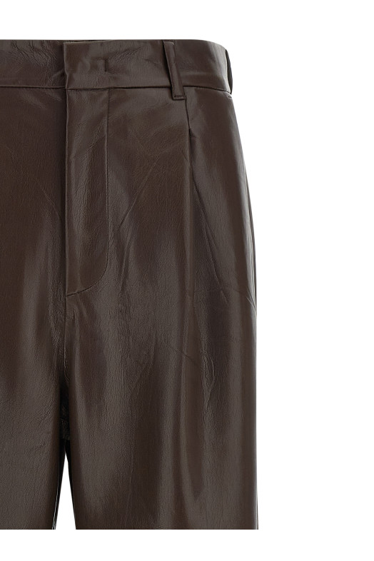 Штаны «Саша» коричневого цвета T200430ATNP152DARKBROWN