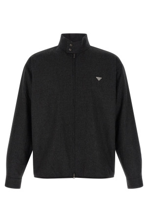 Wool shirt Gray