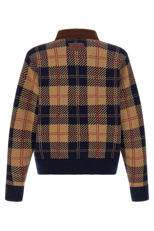 Tartan bomber jacket Multicolor