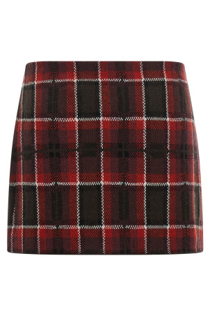 Tartan skirt Red