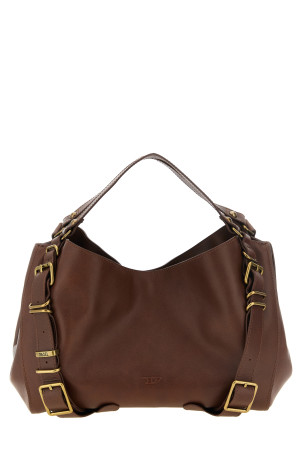 'D-One' medium handbag Brown