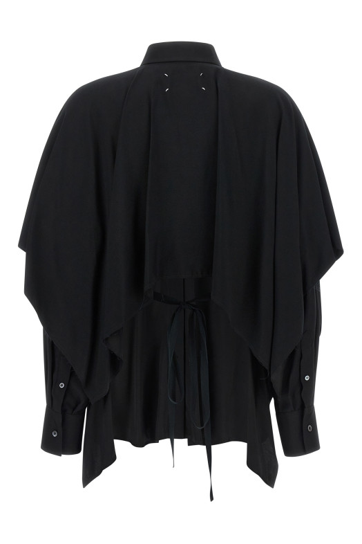 Cape shirt Black