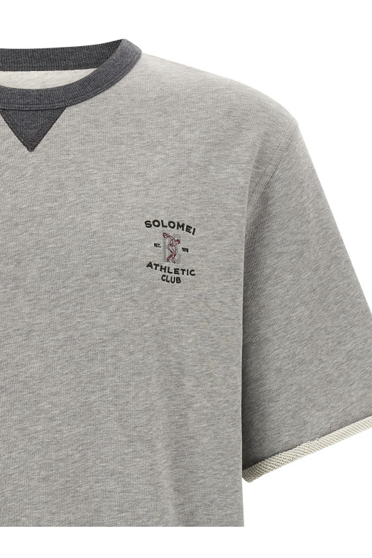 'Solomei Athletic Club' embroidered sweatshirt Gray