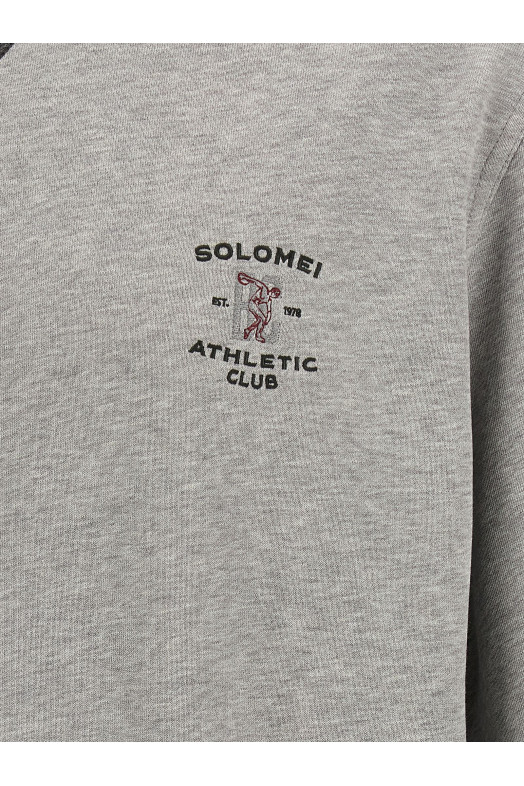 'Solomei Athletic Club' embroidered sweatshirt Gray