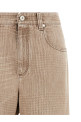 'Prince of Wales' jeans Beige