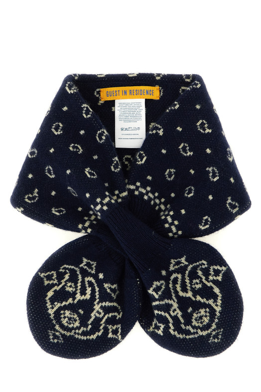 'Bandana Bowtie' scarf Blue