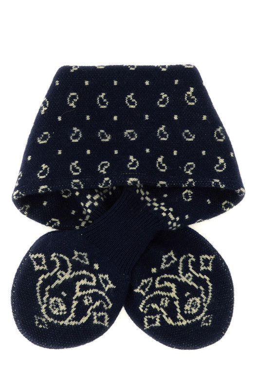 'Bandana Bowtie' scarf Blue
