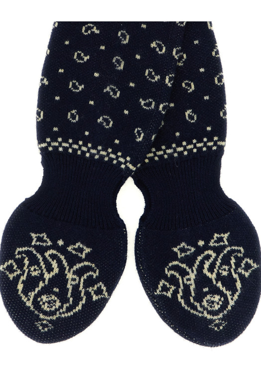 'Bandana Bowtie' scarf Blue