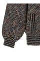 Chevron knit bomber jacket Multicolor