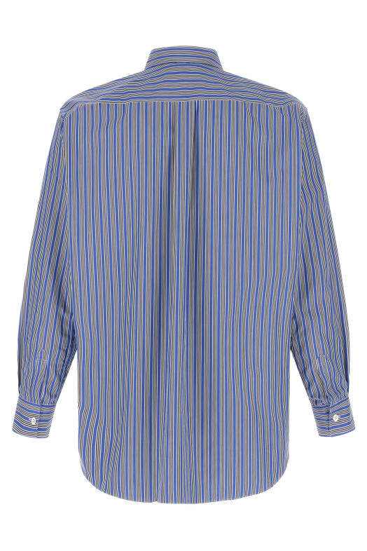 Рубашка в полоску, синяя COMME DES GARCONS SHIRT FZB2180512