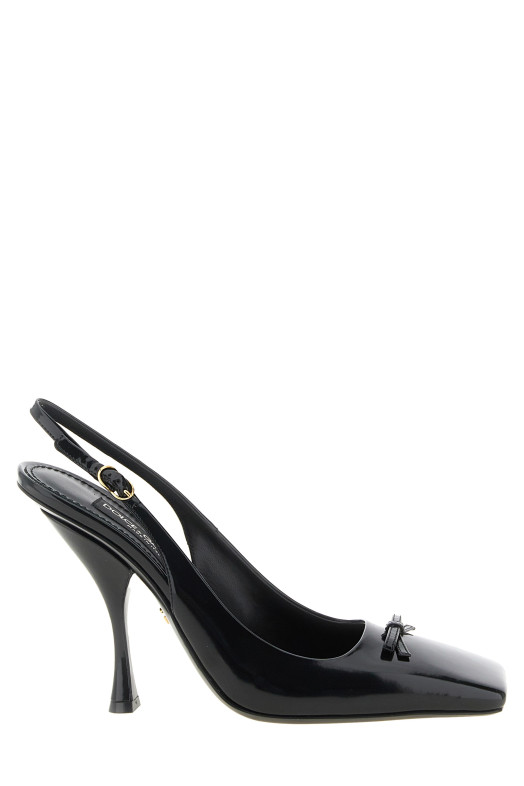DOLCE & GABBANA 'Schiffer' туфли-слингбеки, черные CG1101A103780999