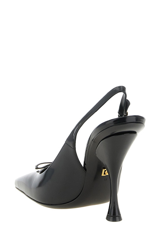 DOLCE & GABBANA 'Schiffer' туфли-слингбеки, черные CG1101A103780999