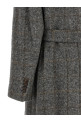 Check tweed coat Gray