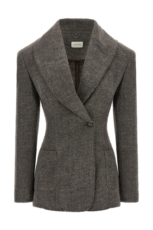 '04' blazer Gray