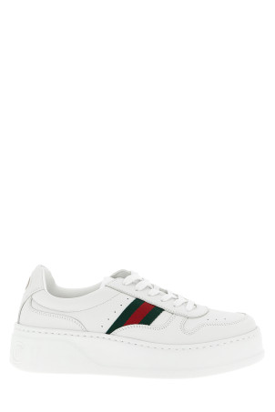 Кросівки з широкою підошвою, білі GUCCI 848307UPG409064
