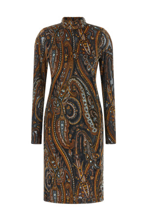 Jacquard chenille dress Multicolor
