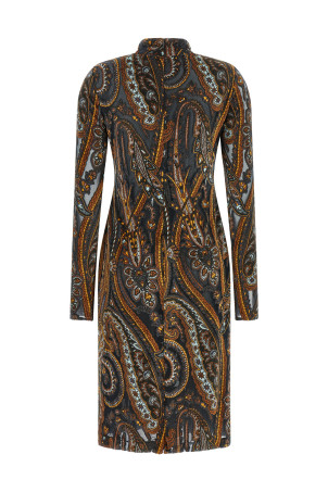 Jacquard chenille dress Multicolor