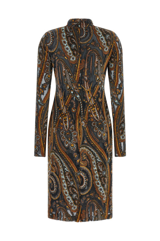 Jacquard chenille dress Multicolor