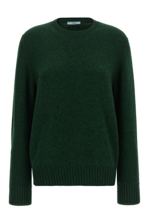 Светр із знімними манжетами, зелений PRADA P24F3VSOOO6339F0422