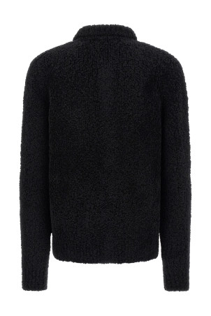 Heraldic coat of arms cardigan Black