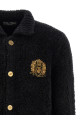 Кардиган с геральдическим гербом, чёрный DOLCE & GABBANA GXVH0ZJGML3N0000
