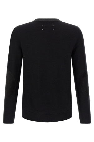 Two-tone wool sweater Gray