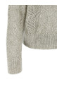 'Dazzling Abstract Leaf' sweater Gray