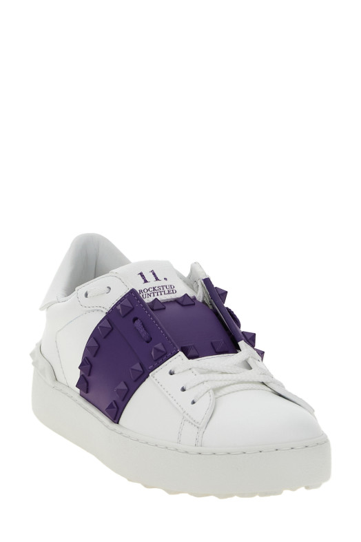 Кроссовки Valentino Garavani «Rockstud Untitled», фиолетовые W0S0A01LTUYT4