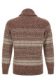 'Nordic Jacquard' cardigan Brown