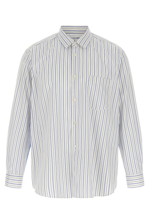 Рубашка с однотонной вставкой, разноцветная COMME DES GARCONS SHIRT FZB2470511