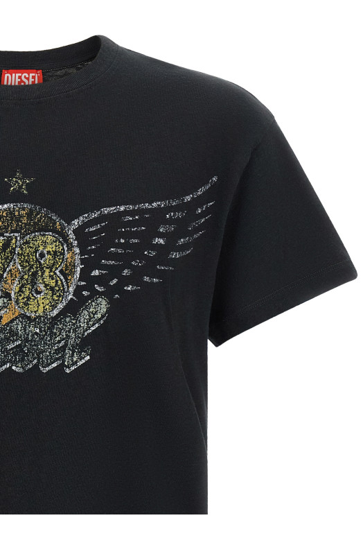 'T-Gerio-A' T-shirt Black