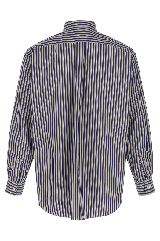 Рубашка в полоску, синяя COMME DES GARCONS SHIRT FZB2200512