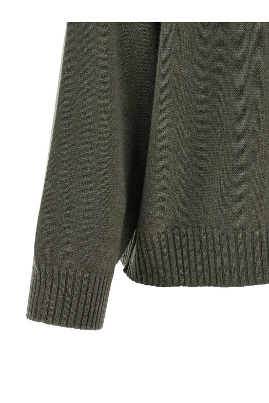 'Monile' insert sweater Green