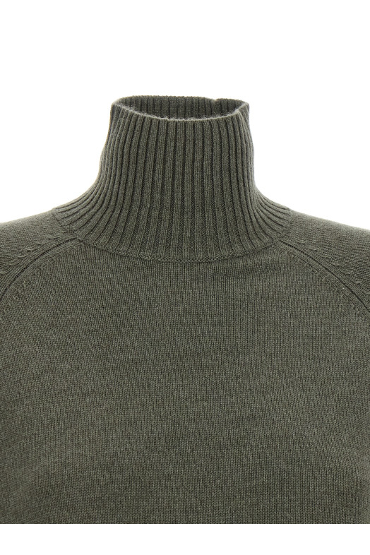 'Monile' insert sweater Green