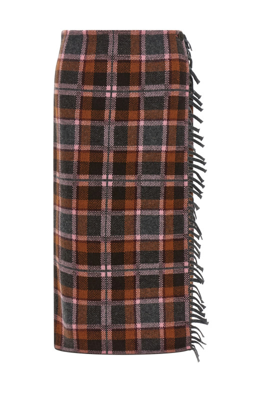 Юбка «Tartan Wrap», коричневая W50219JMSPRINKLECOMBO