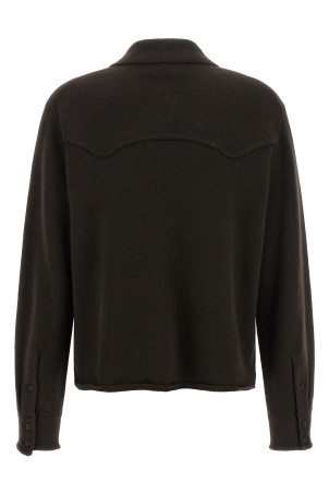 Рубашка «Cropped Western» коричневого цвета W46810JMBURNTCOCOA