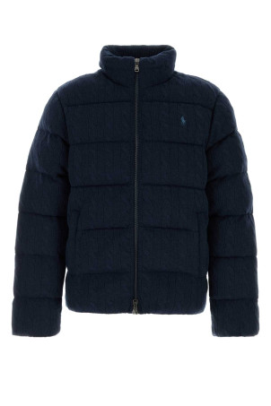 Navy blue wool blend padded jacket POLO RALPH LAUREN (710B26796)