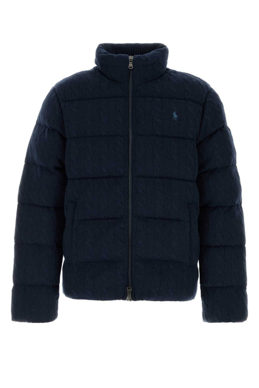 Navy blue wool blend padded jacket POLO RALPH LAUREN (710B26796)