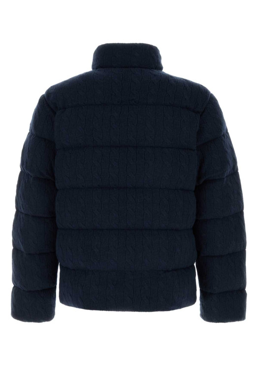 Navy blue wool blend padded jacket POLO RALPH LAUREN (710B26796)