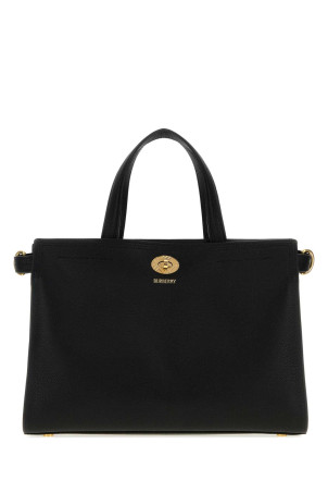 Black leather small Cotswolds handbag Black BURBERRY (8129060)