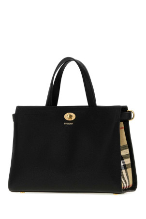 Black leather small Cotswolds handbag Black BURBERRY (8129060)