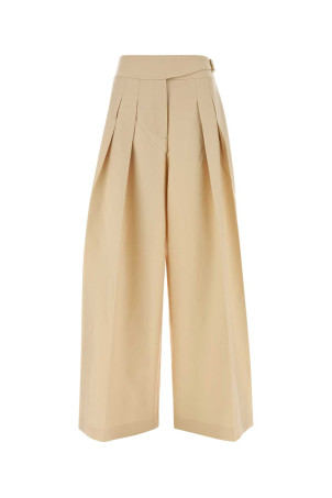 Sand stretch wool Valiant wide-leg pant ZIMMERMANN (9303PF261)